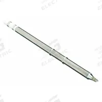 HAKKO Soldering Tip: T15 Series, Chisel, 2.4 mm W, 10 mm Lg (MPN T15-D24). Key specifications — Brand: HAKKO; Compatible Handpiece Manufacturer Model Number: FM-2027; Manufacturer Part Number: T15-D24.