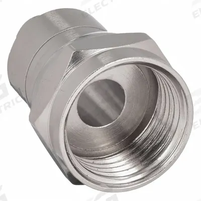 APPROVED VENDOR Coaxial Connector: Male, Connector, Silver, Compression, RG-59, 1 GHz Max Freq - F-Type Coaxial Connectors