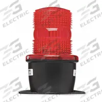 FEDERAL SIGNAL Warning Light: Red, Strobe Tube, 120V AC, 3 1/8 in Overall Dia, 5 13/16 in Overall Ht (MPN LP3T-120R). Key specifications — Brand: FEDERAL SIGNAL; Lens Color: Red; Mounting Location: Wall Mount; Operating Voltage: 120V AC.