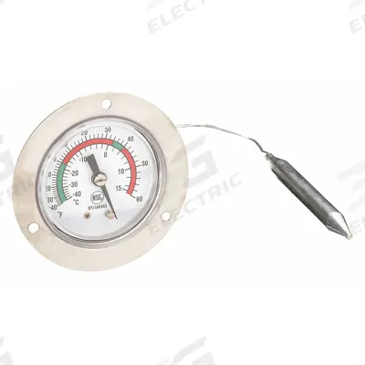 APPROVED VENDOR Analog Panel Mount Thermometer: -40°F to 60°F /-40°C to 15°C - NSF-Rated Panel Mount Dial Thermometers