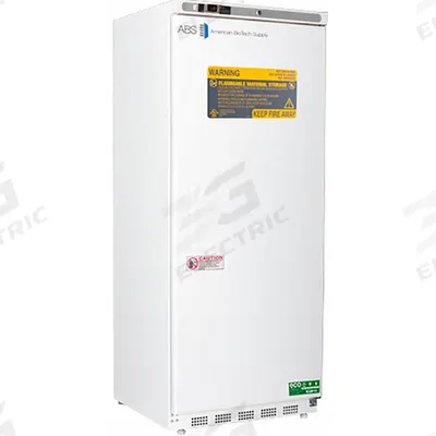 AMERICAN BIOTECH SUPPLY Freezer: Upright, 20 cu ft, -25°C to -15°C, Manual Defrost Method - Flammable Storage Freezers