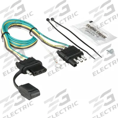 HOPKINS TOWING SOLUTIONS T-Connector: 4-Way, PVC, 16 ga Wire Gauge - Fleet and Vehicle Maintenance