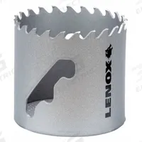 LENOX Hole Saw: 2 1/8 in Saw Dia., 3 Teeth per Inch, 1 7/8 in Max. Cutting Dp, 5/8"-18 Thread Size (MPN LXAH3218). Key specifications — attr1098070: 3; attr1098087: LENOX; attr1098073: 5/8"-18.