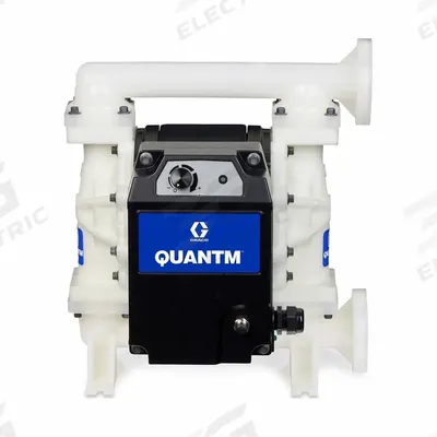 GRACO Electric Diaphragm Pump: Polypropylene Body, 1 in Fluid Connection Size - Polypropylene Housing EODD Pumps
