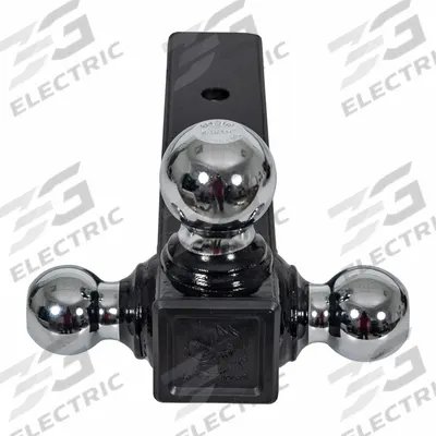 BUYERS PRODUCTS Tri Ball Hitch: Class 4, 2 1/2 in Compatible Ball Shank Dia - Ball Mounts with Hitch Ball