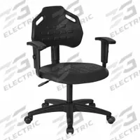 OFFICE STAR PRODUCTS Task Chair: KH, Ht, Black, Plastic Material, 19 1/8 in Back Ht, Black Frame (MPN KH813137). Key specifications — attr995518: KH; attr982877: Black; attr982913: No; attr982865: Black; attr982870: OFFICE STAR PRODUCTS; attr982901: Black.