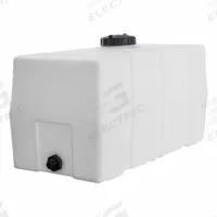 ROMOTECH Reservoir: Single Wall, Vertical, 50 gal, Closed Top, 3/16 in Wall Thick, 38 in x 19 in (MPN 82123919). Key specifications — Construction Material: Polyurethane; Brand: ROMOTECH.