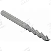 CLEVELAND Square End Mill: Carbide, 2 Flute, 3/8" Mill Dia, 2-1/2" LOC, 6" OAL (MPN C60491)