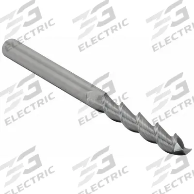 CLEVELAND Square End Mill: Carbide, 2 Flute, 3/8" Mill Dia, 2-1/2" LOC, 6" OAL (MPN C60491) - Carbide Square End Mills for Aluminum