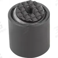 KIPP Tapped Gripper w/Serrated Pad: M6, 7 mm Tap Dp, 10 mm Pad Dia, 28 kN Max Load, 17 mm OD, Steel (MPN K0285.317X022). Key specifications — Brand: KIPP.