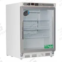 AMERICAN BIOTECH SUPPLY Lab Refrigerator: 4.6 cu ft, Undercounter, 1°C to 10°C, 25 1/2 in Overall Dp (MPN ABT-HC-UCBI-0404G). Key specifications — Door Opening Style: Right; Color: White; Alarm Type: Temperature; Manufacturer Part Number: ABT-HC-UCBI-0404G; Brand: AMERICAN BIOTECH SUPPLY; Product Type: Lab Refrigerator; Door Type: Swing Glass; Refrigerant Type: R-600a.