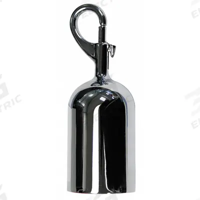 LAWRENCE METAL Classic Post Rope Snap End for Rope Barrier: 5 in Overall Ht - Snap Ends for Rope Barriers