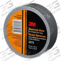 3M Duct Tape: Medium Duty, Gray, 1 7/8 in Wd, 60 yd Lg, 7.9 mil Thick, 3979, Rubber, 200°F Max Temp. Key specifications — Backing Material: Polyethylene Coated Cloth; Series: 3979.