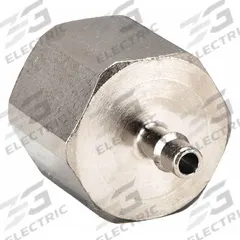 PNEUMADYNE INC Barbed Fitting Adapter: 1/8 in ID Size, Barbed x FNPT, Brass, 29/32 in Overall Lg (MPN EFB30-1/4-5). Key specifications — Brand: PNEUMADYNE INC.