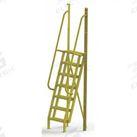 TRI-ARC Configurable Platform Ladder: 9.3 ft Overall Ht, 30 in Overall Wd, 20 in Overall Dp, Steel (MPN UCL7507246). Key specifications — Material: Steel; Color: Yellow; Brand: TRI-ARC.
