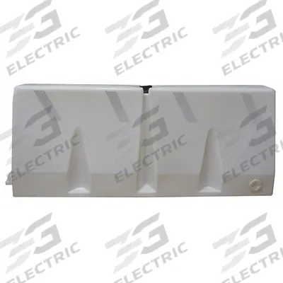 APPROVED VENDOR Traffic Barrier: 24 in Overall Ht, 62 1/4 in x 24 in, Diamond, Reflective - Jersey Barriers