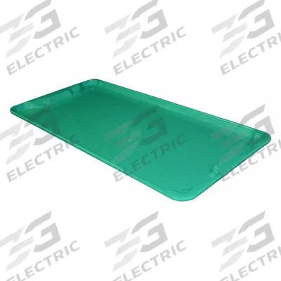 TOTELINE Lid: 42 1/2 in x 20 in, Green - Lids for Extreme-Temperature Stacking & Nesting Totes