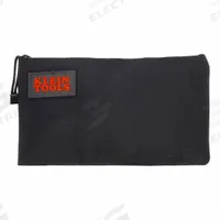 KLEIN TOOLS Tool Bag: 12 1/2 in W x 1/2 in D x 7 in H, Black, Cordura, 1 Inside Pockets, 1 Bags (MPN 5139B). Key specifications — attr1116347: Black; attr1116368: KLEIN TOOLS.