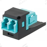 PANNET Fiber Optic Jack: Fiber Optic Jacks, 1 Ports, Compatible Connector Type: LCCMDSAQLCZBL, Black. Key specifications — attr928415: Black; attr928418: Duplex; attr928419: Fiber Optic; attr928421: EA; attr928414: PANNET; attr928429: Aqua.