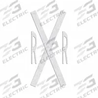 RAE Preformed Thermoplastic Pavement Markings: R X R, White, 20 ft Lg, 9 ft Wd, Pavement (MPN PR-TH-3644). Key specifications — Legend: R X R; Brand: RAE; Color: White; Adhesion Method: Hand Torch; Material: Thermoplastic.