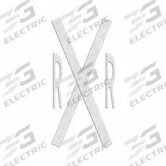 RAE Preformed Thermoplastic Pavement Markings: R X R, White, 20 ft Lg, 9 ft Wd, Pavement (MPN PR-TH-3644). Key specifications — Legend: R X R; Brand: RAE; Color: White; Adhesion Method: Hand Torch; Material: Thermoplastic.