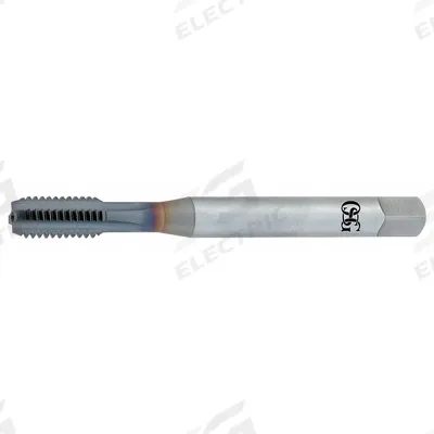 OSG Straight Flute Tap: 7/16"-20 UNF, H5 / 2B-3B, 4 Flute, Bottoming Chamfer (MPN 1005701308) - Coolant-Through Straight-Flute Machine Taps for Aluminum