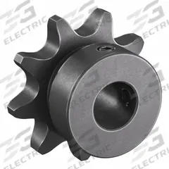 TSUBAKI Single Strand Sprocket: 41, For 1/2 in Chain Pitch, 1/2 in Bore Dia, 9 Teeth, Steel (MPN 41B9F-1/2). Key specifications — Brand: TSUBAKI.