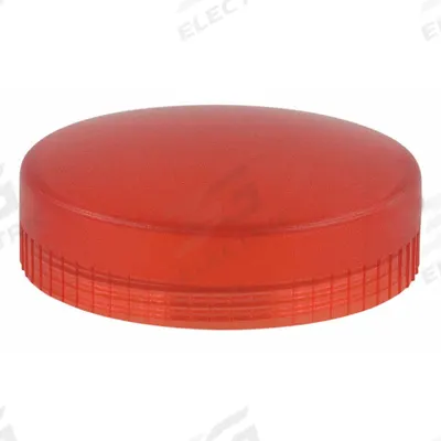 SCHNEIDER Pilot Light Lens: 22 mm Panel Mounting Hole Dia, Red, Smooth, LED - Pilot-Light Lenses