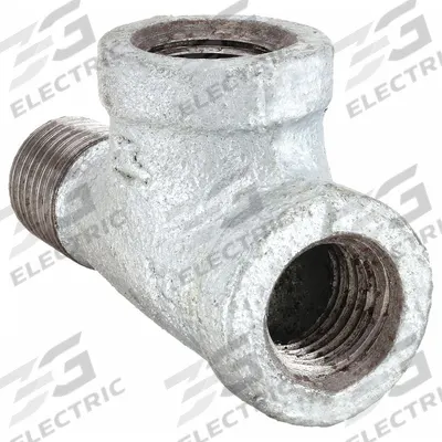 ANVIL Metal Pipe Tee: Tee (run x run x branch), 300 psi @ 150°F - Medium-Pressure Threaded Pipe Fittings