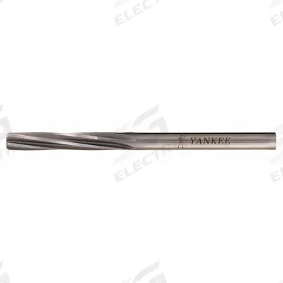 YANKEE Chucking Reamer: 0.501 in Dia, 1/2 in Oversized, Spiral Flute - Oversized Spiral-Flute High-Speed Steel Chucking Reamers