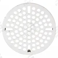 T&S BRASS Strainer: Stainless Steel, Unfinished, 3 1/8 in Overall Ht, 3 1/8 in Overall Dia, Drop-In (MPN 010385-45). Key specifications — Product Type: Strainer; Brand: T&S BRASS; Finish: Unfinished; Material: Stainless Steel; Includes: Strainer.