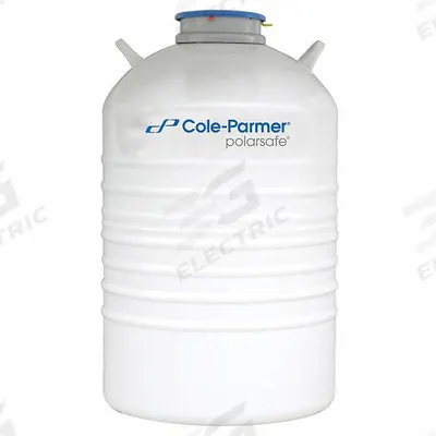 COLE-PARMER Cryogenic Dewar: 47 L Capacity, 20 in Overall Dia, 28 1/4 in Overall Ht - Cryogenic Dewars