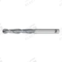OSG Ball End Mill: Carbide, 2 Flute, 7/16" Mill Dia, 3" LOC, 6" OAL (MPN 482-4375-BN)