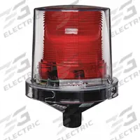 FEDERAL SIGNAL Strobe Light: LED, 120 to 240V AC, 7 1/2 in Overall Ht, 5 1/2 in Overall Dia, Red (MPN 225XL-120-240R). Key specifications — Operating Voltage: 120 to 240V AC; Brand: FEDERAL SIGNAL; Lens Color: Red; Mounting Location: Threaded Mount.