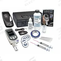 DEFELSKO Soluble Salt Tester Kit: 77°F Normalization Temp - Max, 1,000 Results Stored (MPN PosiTector SST Kit P1). Key specifications — Includes: (5) PosiPatchs; Brand: DEFELSKO; Soluble Salt Measurement - Maximum: 600.0 ug/sq cm.