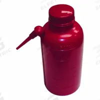 APPROVED VENDOR Wash Bottles: 500 mL, No Imprinting, Colorless, Wide, Integrated Spout Spout, Red (MPN 36606-R). Key specifications — Closure Color: Colorless; Vented/Nonvented: Nonvented; Body Color: Red; Brand: APPROVED VENDOR; Imprinting Group: No Imprinting or Write On.