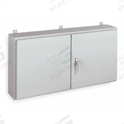 WIEGMANN Enclosure: Steel, 30 in x 60 in x 10 in, NEMA 12, Solid Cover - Steel Dust-Tight Enclosures