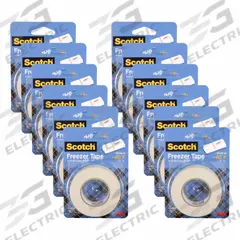 SCOTCH Freezer Tape FT-1, PK 12: 3/4 in x 1000 yd, 12 PK. Key specifications — Brand: SCOTCH; Tape Series: FT-1; Tape W x L (Nominal): 3/4 in x 1000 yd.