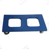 APPROVED VENDOR General Purpose Dolly: 1,000 lb, Blue, 30 in L x 18 in W x 7 in H Deck, (4) Swivel (MPN 10Z909). Key specifications — Brand: APPROVED VENDOR; Color: Blue; Caster/Wheel Configuration: (4) Swivel; Lip Type: Flush; With Tow Eye: No.