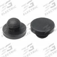Bumper Door Stop: Door - Mounted, 3/8 in Wd, 3/8 in Overall Ht, Black (MPN 711-034S). Key specifications — Product Type: Bumper Door Stop; Brand: APPROVED VENDOR; Color: Black.