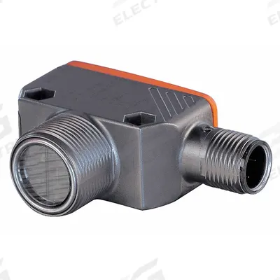 IFM Photoelectric Sensor Transmitter: Built-in Connector, 4 - Pin M12 Connector - Rectangular Receivers & Transmitters with Built-in Connectors