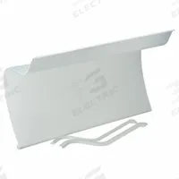 TRUEBRO Basin Guard: PVC, White, 3/32 in Nominal Wall, 42 in Overall Wd, 11 1/4 in Overall Lg (MPN 82236)