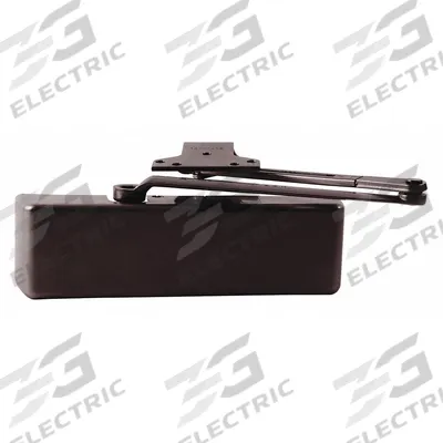 LCN Door Closer: Parallel/Std Mounting Type, Grade 1 - Heavy Duty, Bronze, 12 1/4 in Lg - Adjustable-Mount Door Closers