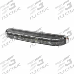 CODE 3 Warning Light: Emergency Vehicle Perimeter Light, Blue/Red, Clear, LED, Permanent, 12-24V (MPN CD5101CRB). Key specifications — Brand: CODE 3; Lens Color: Clear; Number of Flash Patterns: 69; Installation Type: Permanent; Operating Voltage: 12-24V.