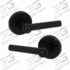 KWIKSET Door Lever Lockset: Office Lever Locksets, ADA Compliant (MPN 740MIL-RDT-514-SMT-6AL-RCS). Key specifications — attr1024149: Not Ligature-Resistant; attr1011488: KWIKSET; attr1011524: No Message; attr1011506: Rose; attr1011485: Yes; attr1059461: Black Painted : Zinc.