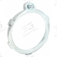 Grounding LockNut for Threaded RMC/IMC: 1 in Trade Size, Steel, Zinc Plated, IMC/RMC (MPN 1244). Key specifications — For Conduit Type: RMC; Brand: RACO.