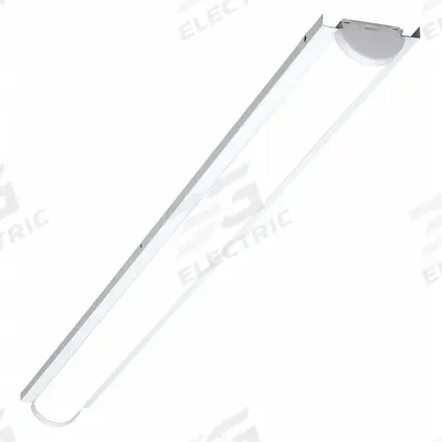 COLUMBIA LIGHTING Surface Mount Fixture: 4 ft Lg, 4,196 lm, 4000K, 32.8 W - LED Strip Light Retrofit Kits