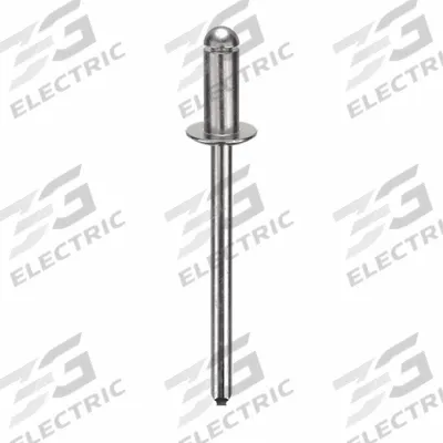 APPROVED VENDOR Blind Rivet,1 47/71" L,0.156" dia,PK500: Inch, 1 21/32 in Overall Lg, 23/64 in Body Lg - Domed-Head Blind Rivets