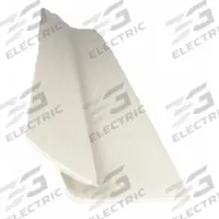 PAWLING CORP Corner Cover: PVC, Inside Corner, 8 ft Panel Size, Eggshell, 0.025 in Thick, Inside (MPN WC-100-8-370). Key specifications — Color: Eggshell; Brand: PAWLING CORP.