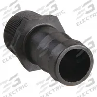 BANJO Barbed Hose Fitting: For 4 in Hose I.D., Hose Barb x NPT, 4 in x 4 in Fitting Size, Hex, Rigid (MPN HB400). Key specifications — attr297231: Hose Barb x NPT; attr297233: Male x Male; attr297234: Hex; attr303817: BANJO.